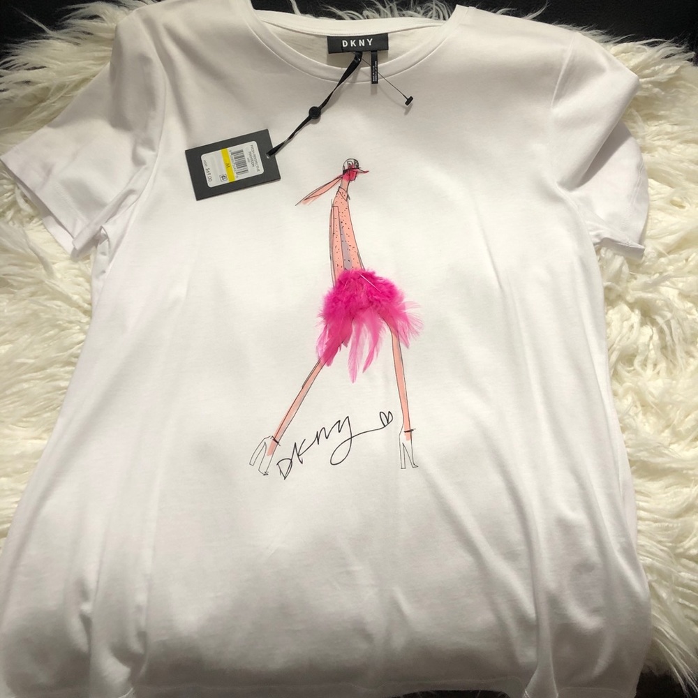 DKNY t- shirt , white women